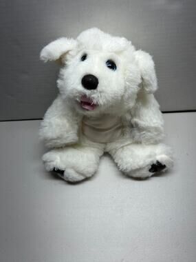 Vintage 1992 Tyco My Puppy Loves Me 13” White Dog Plush